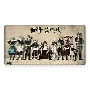 Mousepad Anime Black Clover Elenco Black Clover Completo XL