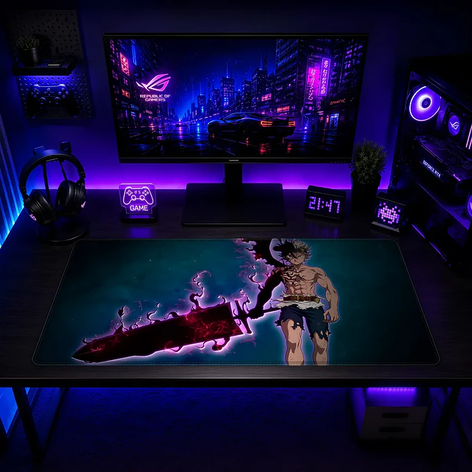 Mousepad XL Black Clover Paisaje Oscuro Misterio Premium 2