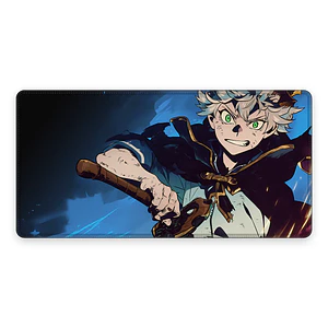 Mousepad Black Clover Asta Azul Espada Noble Waterproof
