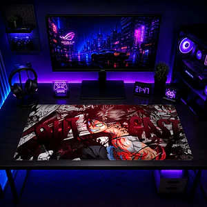 Mousepad XL Black Clover Asta Rojo Oscuro Sombría Premium