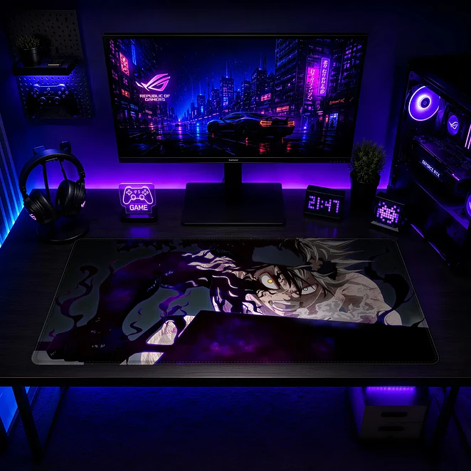 Mousepad Gamer Asta Púrpura Formato XXL 2