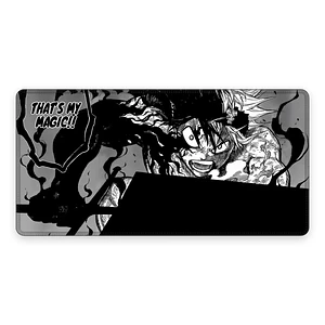 Mousepad XL Black Clover Asta Manga Clásico Premium