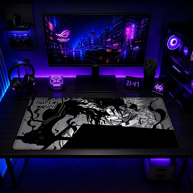 Mousepad XL Black Clover Asta Manga Clásico Premium 2