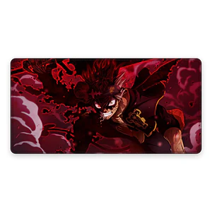 Mousepad Black Clover Yuno Rojo Transformación Waterproof