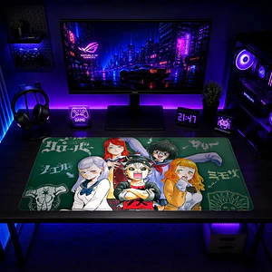 Mousepad Anime Black Clover Elenco Clover Banda Unida XL