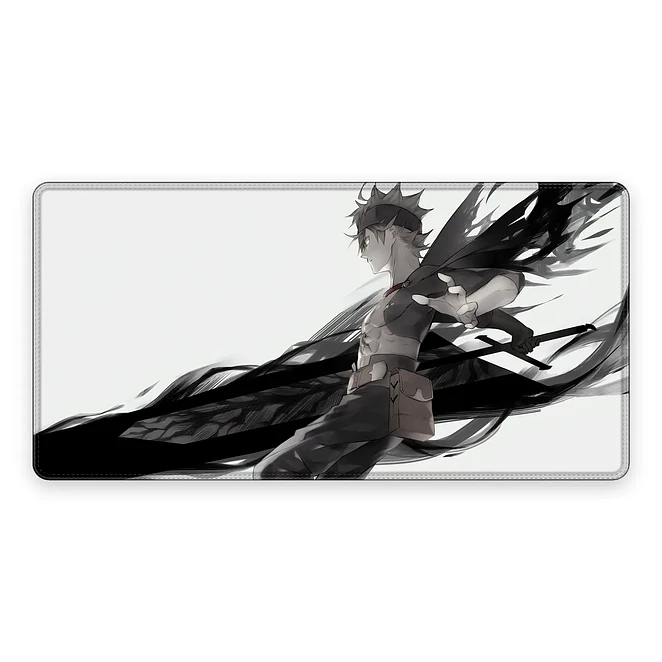 Mousepad XL Black Clover Asta Blanco Equilibrio Premium 1