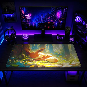 Mousepad XL Pokemon Eevee Bosque Premium