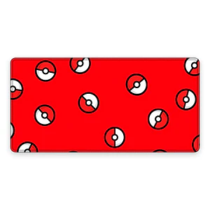 Mousepad Pokemon Pokeball Roja Waterproof