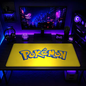 Mousepad Gamer Pokemon Logo Clasico Formato XXL