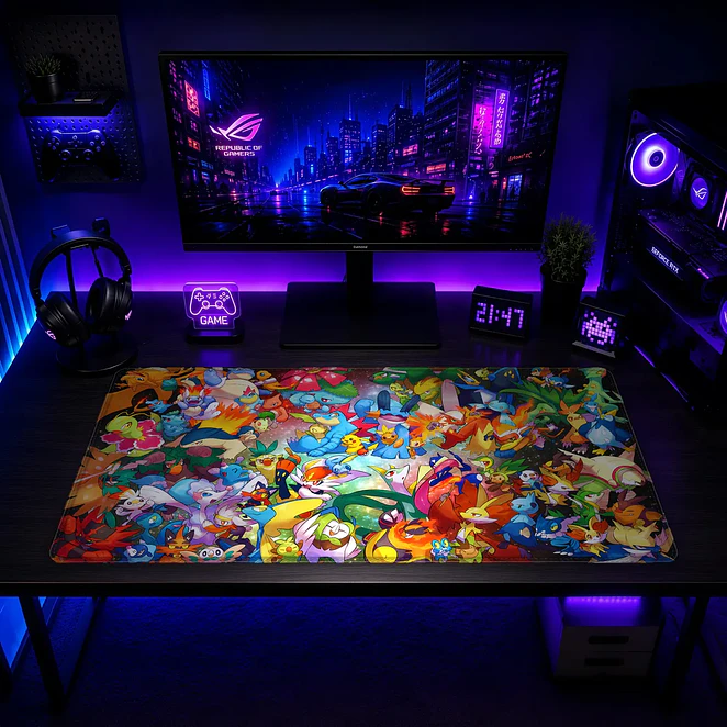Mousepad Pokemon Coleccion Kanto Waterproof 2