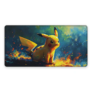Mousepad XL Pokemon Pikachu Brasas Premium