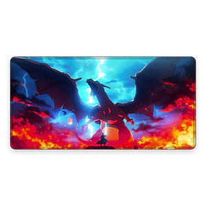 Mousepad Anime Pokemon Charizard Tormenta XL