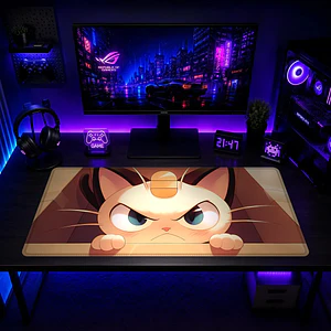 Mousepad XL Pokemon Meowth Furioso Premium