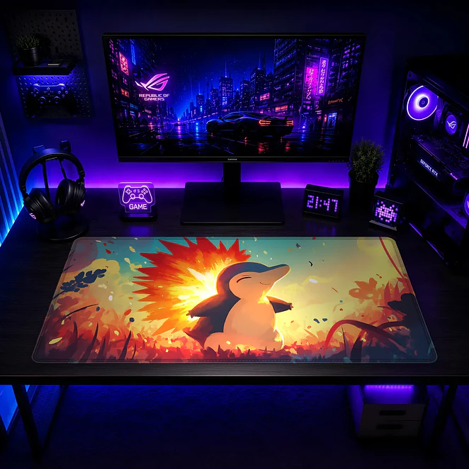Mousepad Anime Pokemon Cyndaquil XL 2