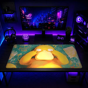 Mousepad Pokemon Psyduck Confundido Waterproof
