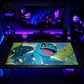 Mousepad Gamer Pokemon Bulbasaur Feliz Formato XXL - Miniatura 2