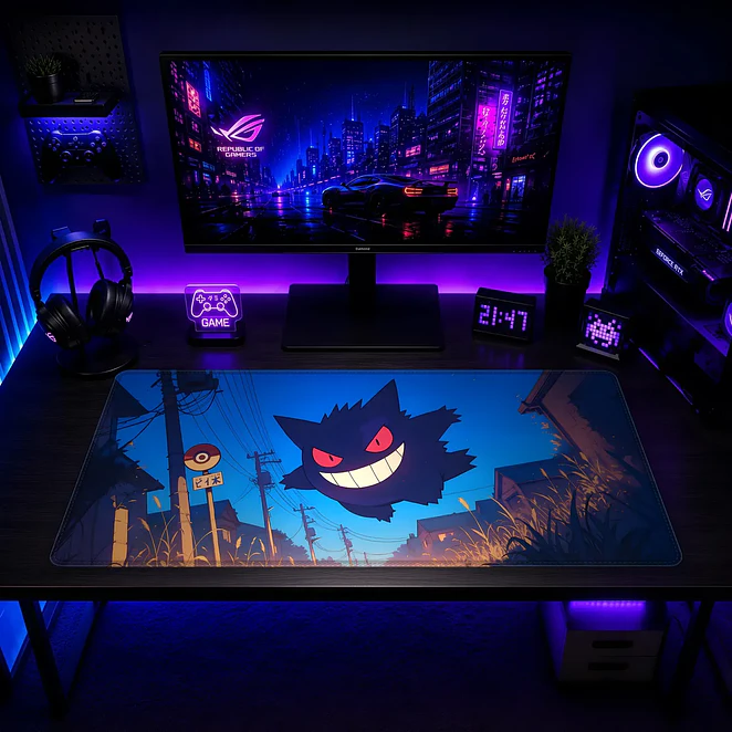 Mousepad Gamer Pokemon Gengar Callejero Formato XXL 2