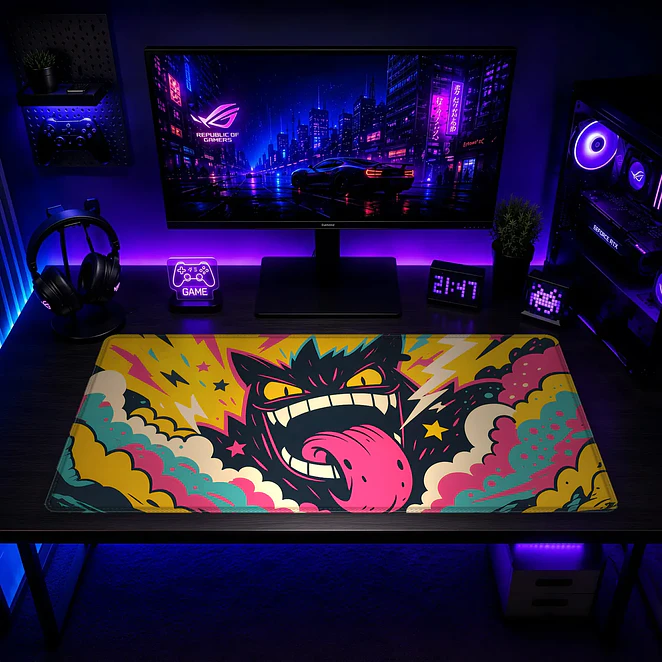 Mousepad XL Pokemon Gengar Pop Art Premium 2
