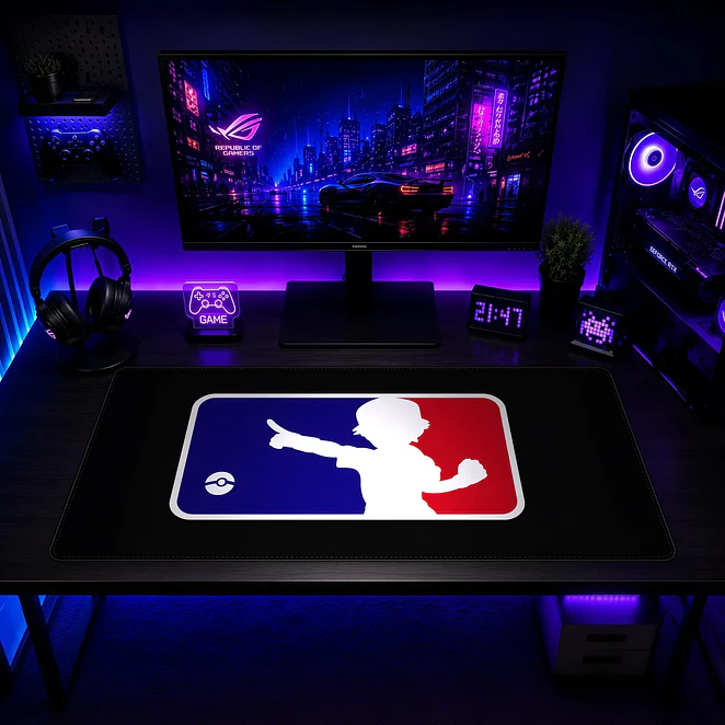 Mousepad Gamer Pokemon Liga Pokemon Formato XXL 2