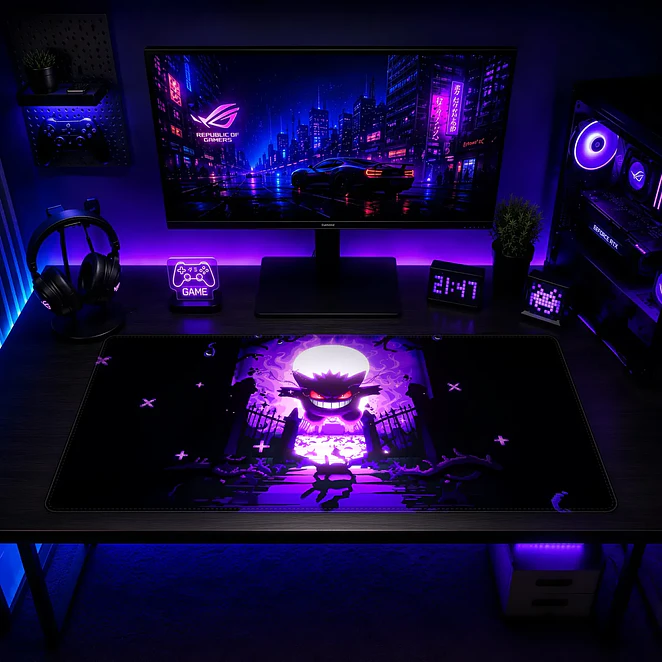 Mousepad XL Pokemon Gengar Cementerio Premium 2