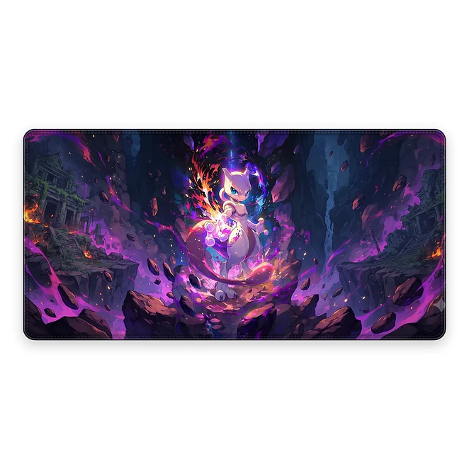 Mousepad Anime Pokemon Mewtwo Caverna XL 1