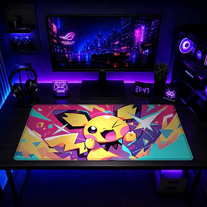Mousepad Pokemon Pichu Pop Art Waterproof