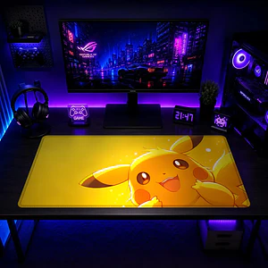 Mousepad Gamer Pokemon Pikachu Clasico Formato XXL