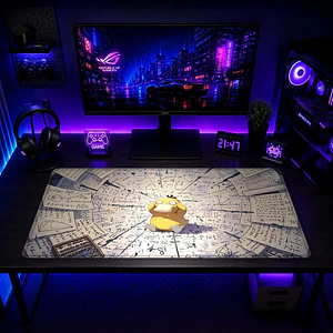 Mousepad Anime Pokemon Psyduck Formulas XL