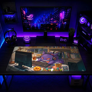 Mousepad Pokemon Gengar Gamer Waterproof
