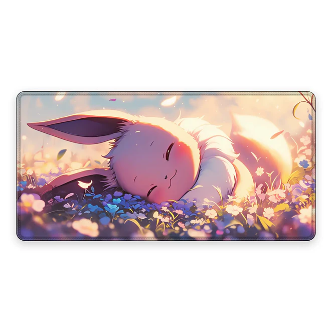 Mousepad Anime Pokemon Eevee Floral XL 1