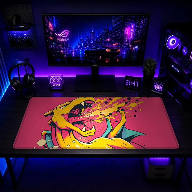 Mousepad XL Pokemon Charizard Pop Art Premium 2