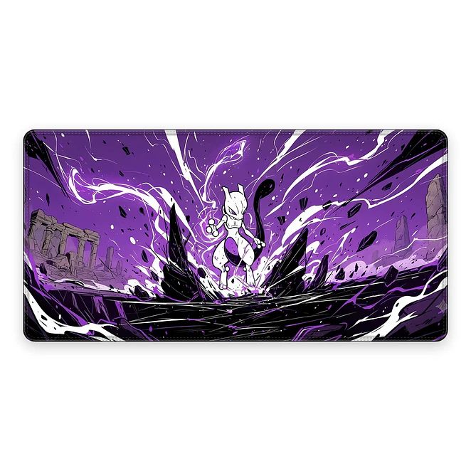 Mousepad Anime Pokemon Mewtwo Ruinas XL 1