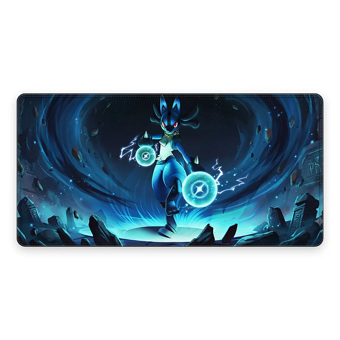 Mousepad Pokemon Lucario Aura Waterproof 1