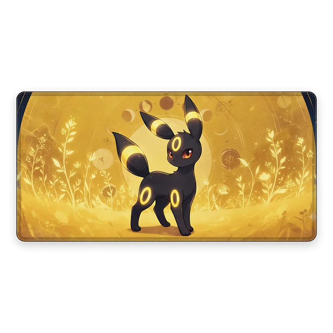 Mousepad Gamer Pokemon Umbreon Dorado Formato XXL 1