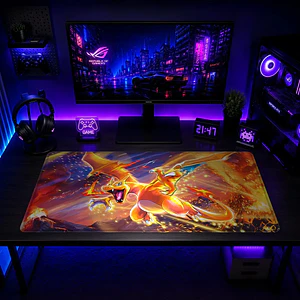 Mousepad Pokemon Charizard Batalla Waterproof