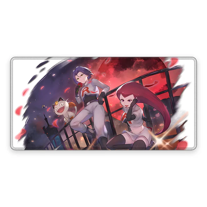 Mousepad Pokemon Team Rocket Trio Waterproof 1