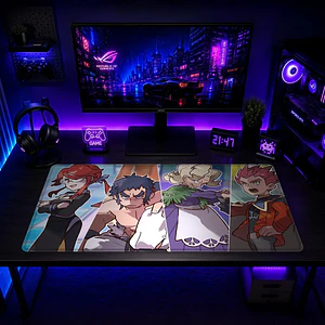 Mousepad Gamer Pokemon Alto Mando Kanto Formato XXL