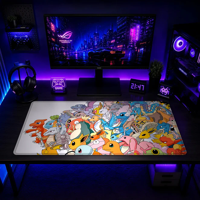 Mousepad Anime Pokemon Coleccion Pokemon XL 2