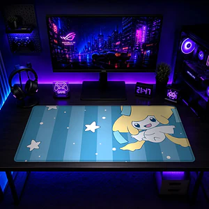 Mousepad Gamer Pokemon Jirachi Formato XXL