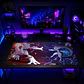 Mousepad Anime Pokemon Mewtwo vs Mew XL - Miniatura 2