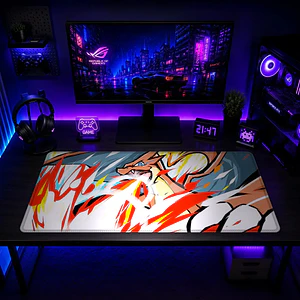 Mousepad Anime Pokemon Mega Charizard Y XL