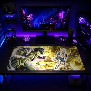 Mousepad XL Hunter X Hunter Netero vs Meruem Premium