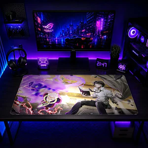 Mousepad Anime Hunter X Hunter Kuroro vs Zoldyck XL