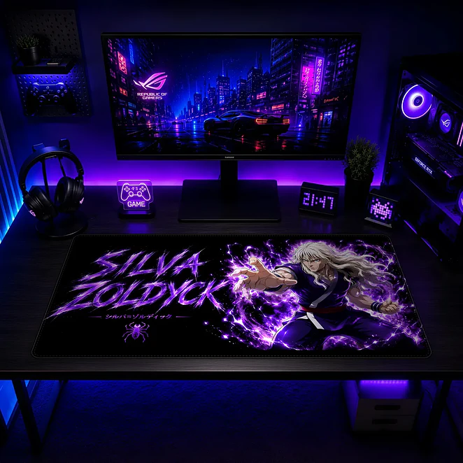 Mousepad Gamer Hunter X Hunter Silva Zoldyck Formato XXL 2