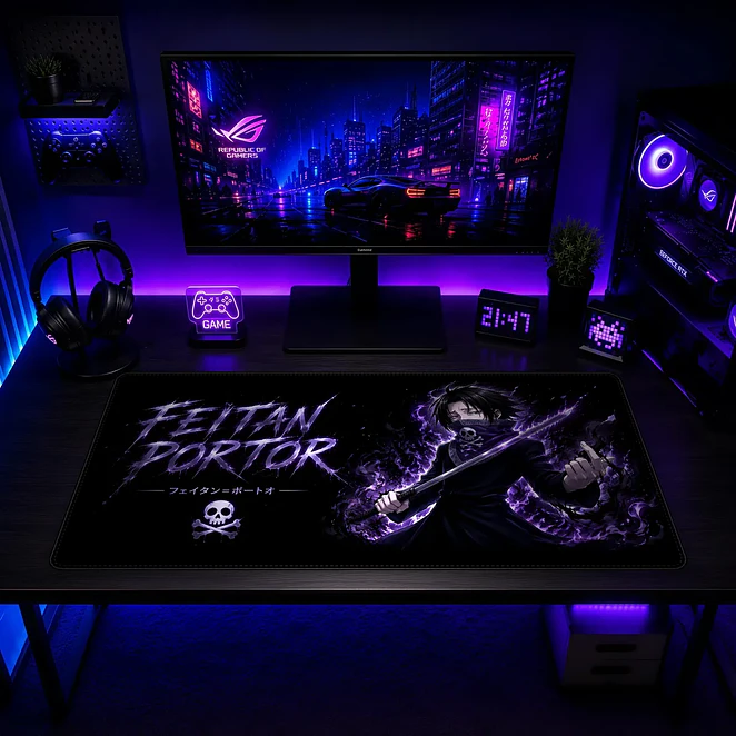 Mousepad Gamer Hunter X Hunter Feitan Formato XXL 2