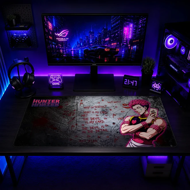 Mousepad XL Hunter X Hunter Hisoka Joker Premium 2