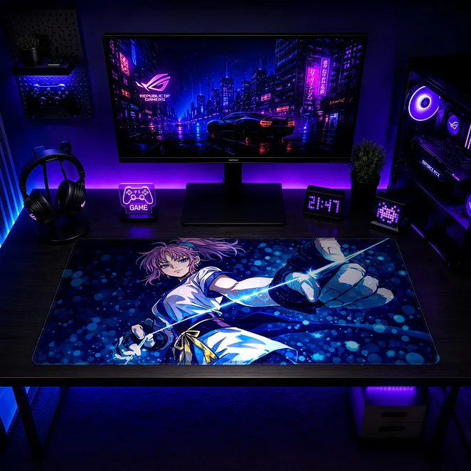 Mousepad Gamer Hunter X Hunter Machi Hilos Formato XXL 2
