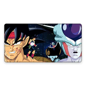 Mousepad Gamer Dragon Ball Bardock vs Freezer Formato XXL