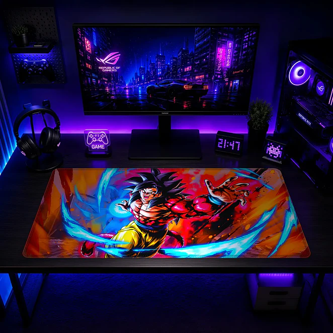 Mousepad Anime Dragon Ball Goku SSJ4 Gran Poder XL 2