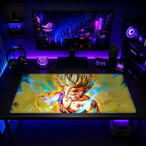 Mousepad Gamer Dragon Ball Z Gohan Saiyan Formato XXL